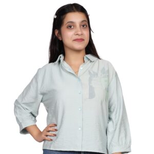 NV FABRIC DIGITAL PRINT CASUAL SHIRT FREE SIZE