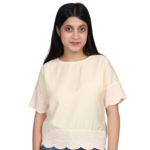 EMBROIDERY TOP FREE SIZE